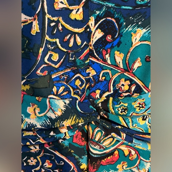 Notations Cap Sleeve Paisley Print Dress – Size S (NWOT) - Picture 2 of 4